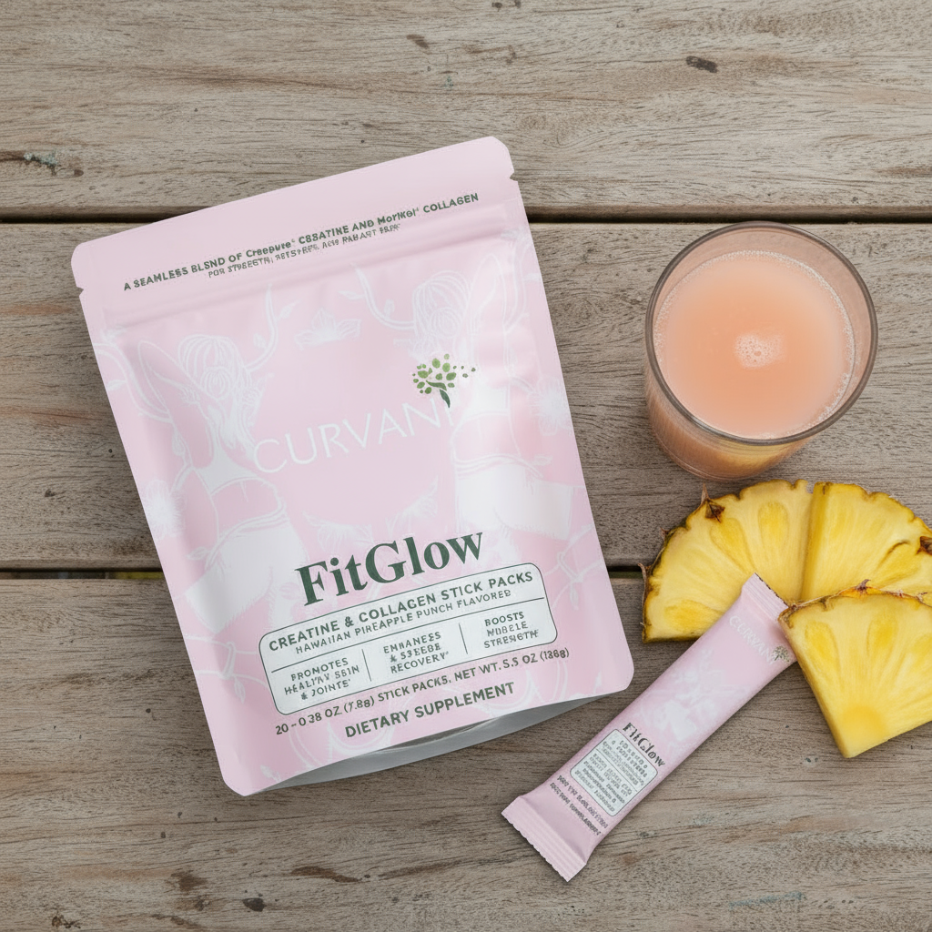 FitGlow - Creatine & Collagen Stick Packs – Curvani™
